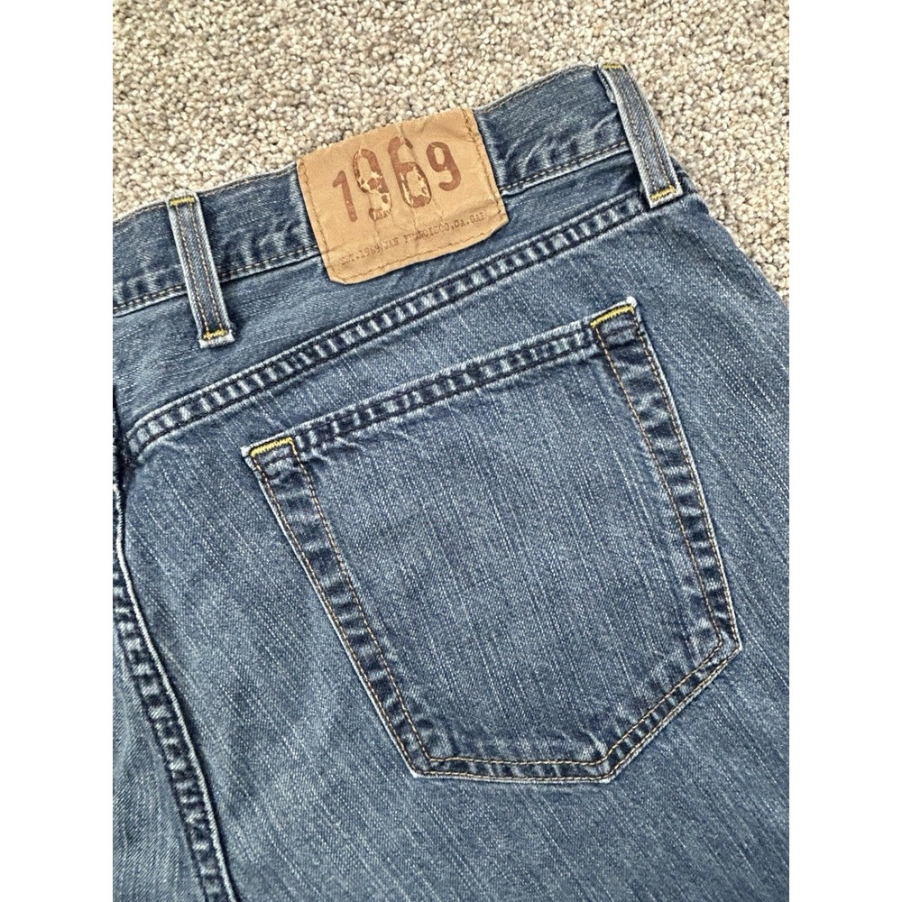 Vintage GAP Jeans Y2K 2000s Relaxed Fit Denim 38x30 Boot Fit 1969 #0096